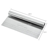 Grattoir à Patisserie XL 22 cm en Acier-inoxydable