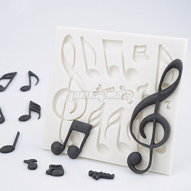 Moule Silicone 13 Notes et Music
