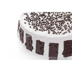 Moule Silicone Xmas Choco Tags "SF146" - Silikomart