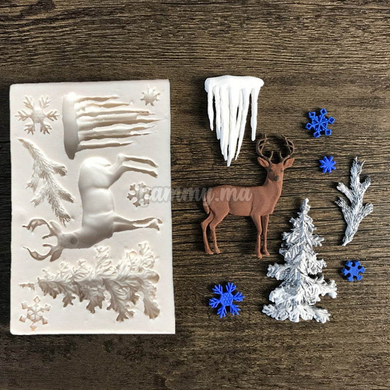 Moule Silicone Christmas