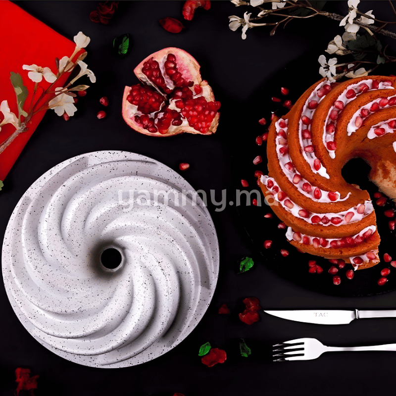 Moule à Gâteaux en Granite 25.4cm x 9.5cm "Gülü" - Taç 6542