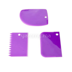 Lot de 3 Peignes en Plastique de Décoration Gâteau