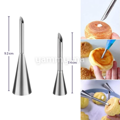 SET. 2 Douilles à Petit Choux en Inox