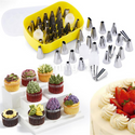 Douille Glaçage En Acier Inoxydable Forme Cœur - Pour Décorer Cupcakes, Biscuits, Pâtisserie, Design Creux - 5