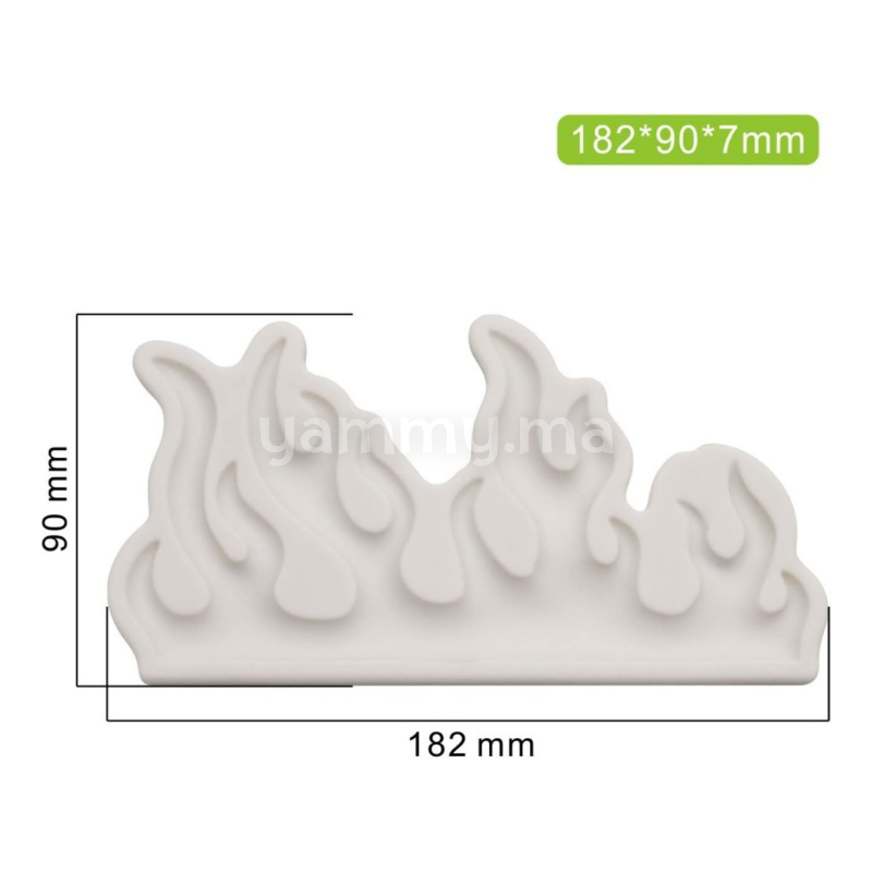 Moule Silicone Flamme de Feu