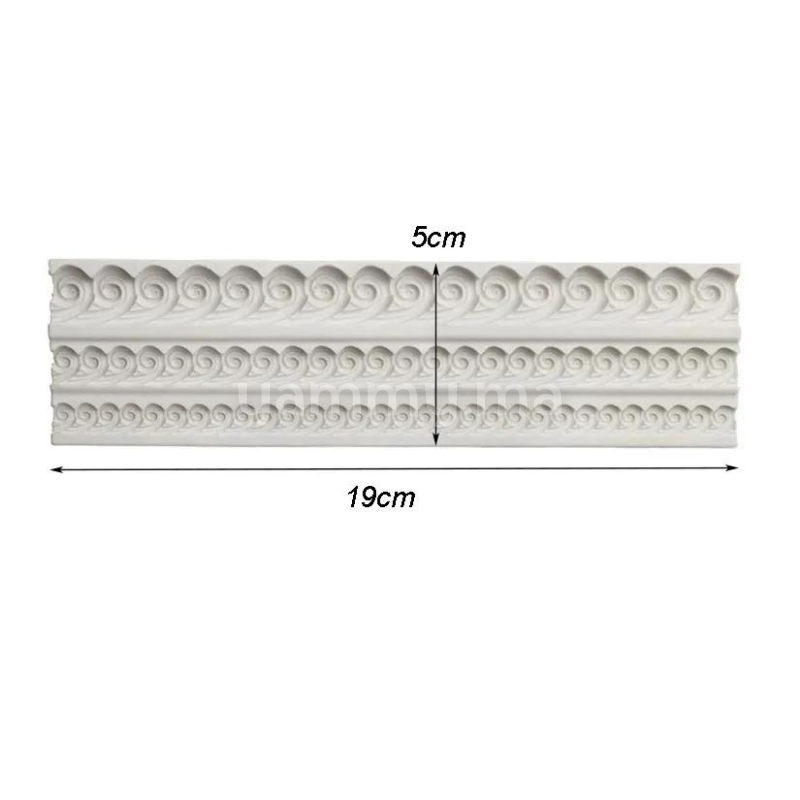 Moule Silicone 3 Bandes Vagues