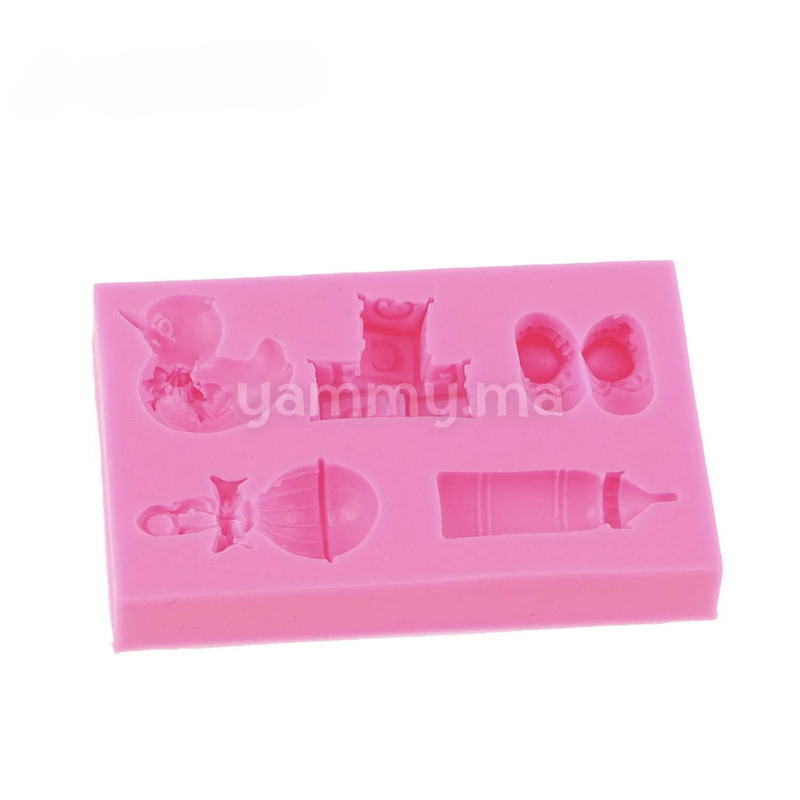 Moule Silicone Thème Bapteme