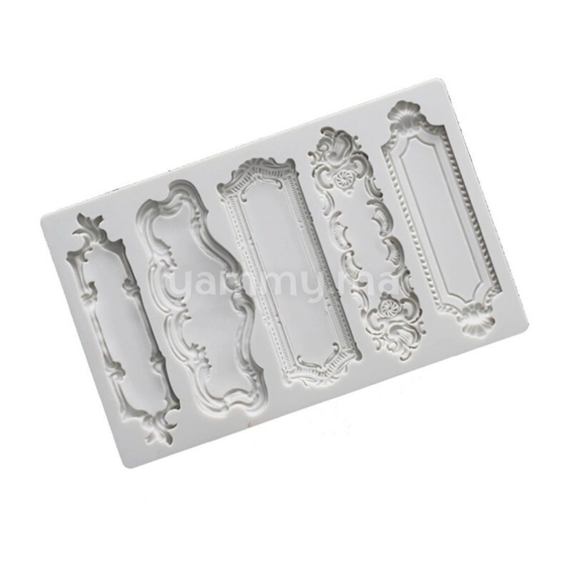 Moule Silicone 5 Cadres Vintage