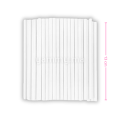 100 Bâtonnets Blancs pour Cake Pops et Sucettes 13 cm