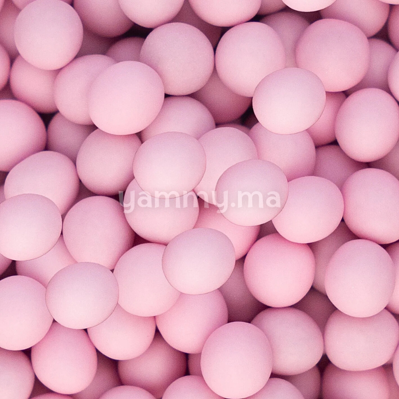 Mini Boules Croustillantes Rose Clair Mat Ø 7 mm 100 gr - Marone