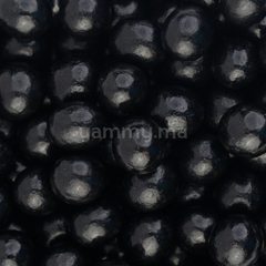 Mini Boules Croustillantes Noir Brillant Ø 7 mm 100 gr - Marone