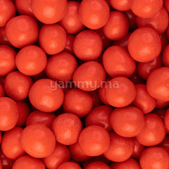 Mini Boules Croustillantes Rouge Brillant Ø 7 mm 100 gr - Marone