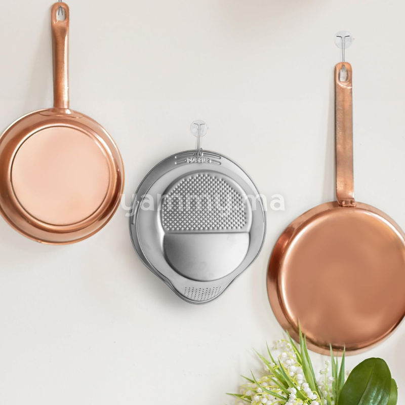 Bol et Passoire de Lavage de Riz et Légumes en Inox Ø 24 cm