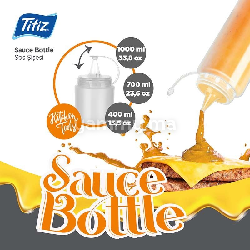 Flacon Verseur Souple Biberon à Sauce 400 ml - Titiz