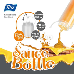Flacon Verseur Souple Biberon à Sauce 400 ml - Titiz