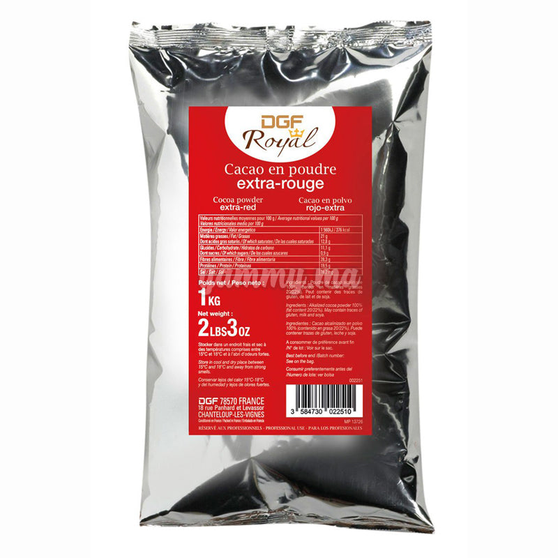 Cacao en Poudre Extra-Rouge 20/22 1kg - DGF
