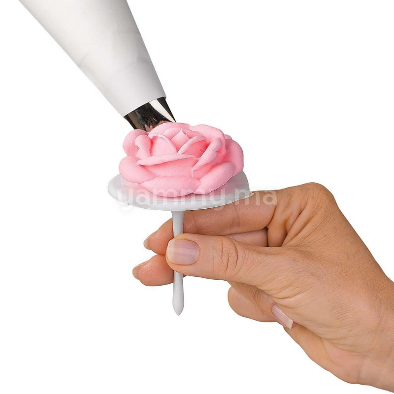 SET. 4 Clous en Plastique pour la Fabrication de Fleurs