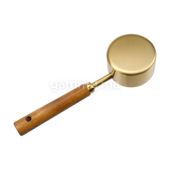 Cuillère et Casserole à Mesurer en Inox Doré 60 ml