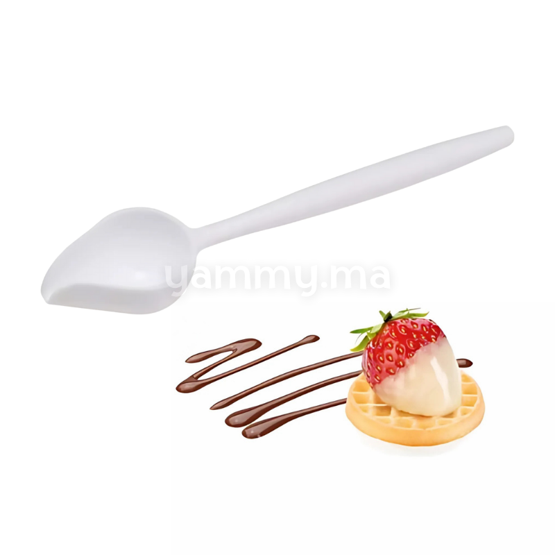 Cuillère à Chocolat Créative pour Décoration de Gâteau S