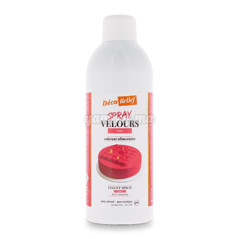Spray Velours Rose Beurre de Cacao 400 ml - Déco Relief