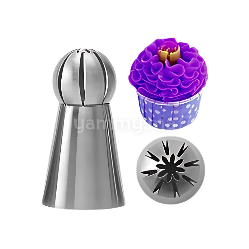 Douille Pâtissière Sphère en Inox Ø 24 mm "DL046"