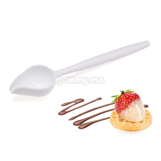 Cuillère à Chocolat Créative pour Décoration de Gâteau ne plastique