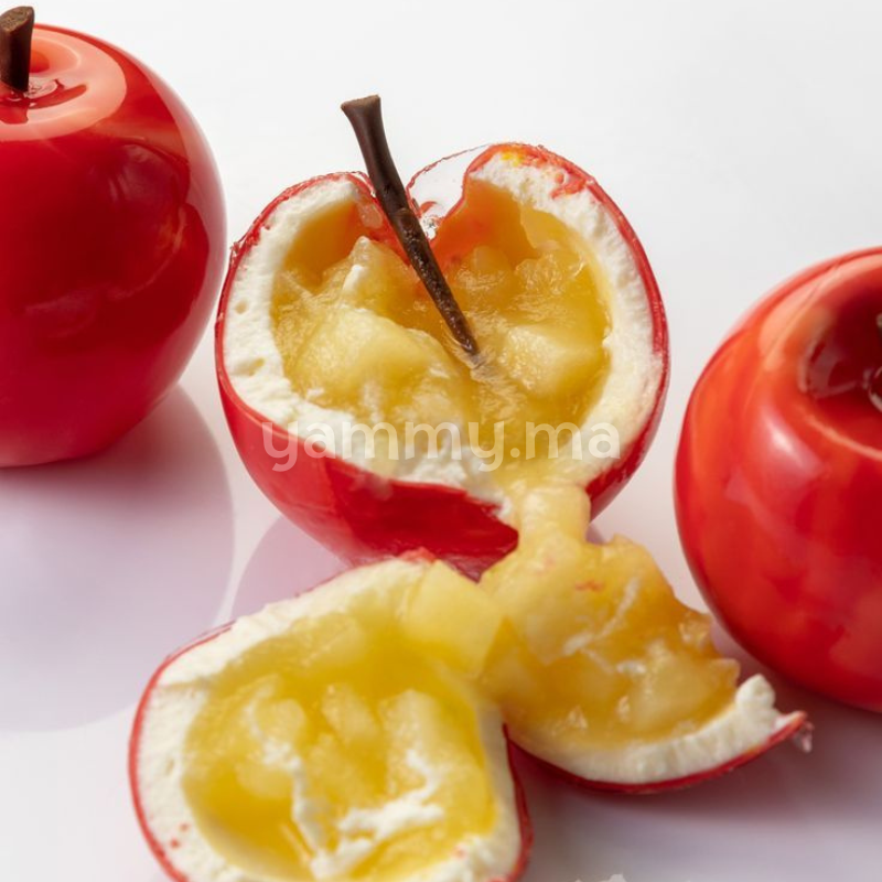 Fourrage aux fruits Deluxe Pomme 70% 500 gr (Repack) - Bakbel