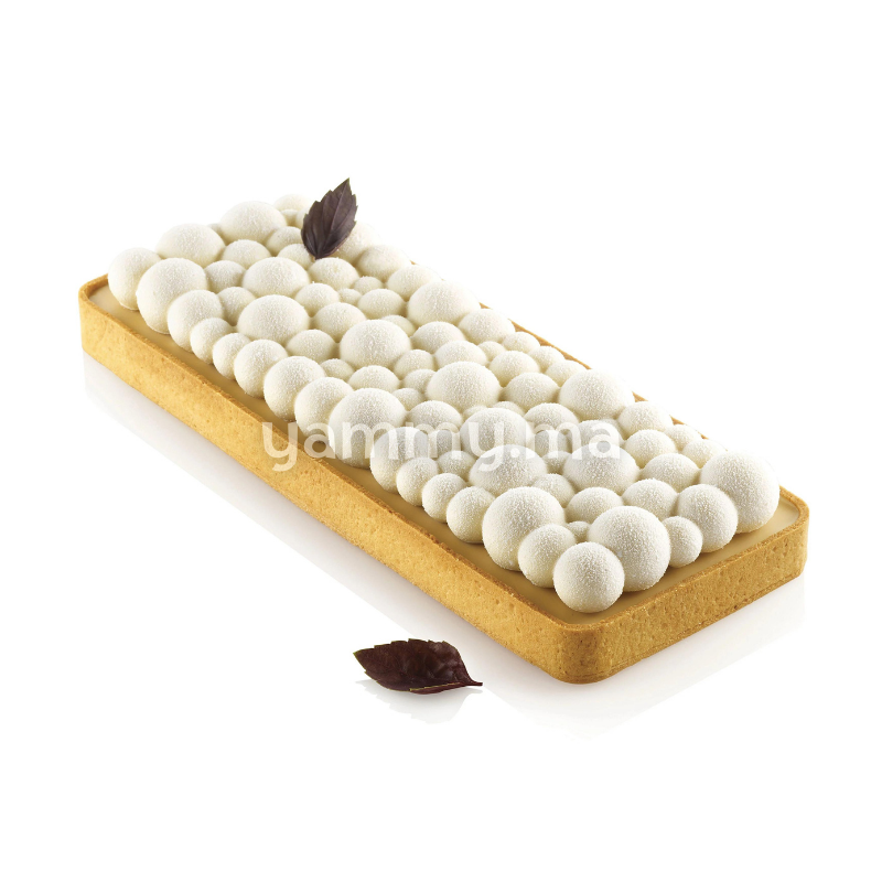 Kit Moule Silicone 1 Tarte Rectangle 265mm Bubble - Silikomart