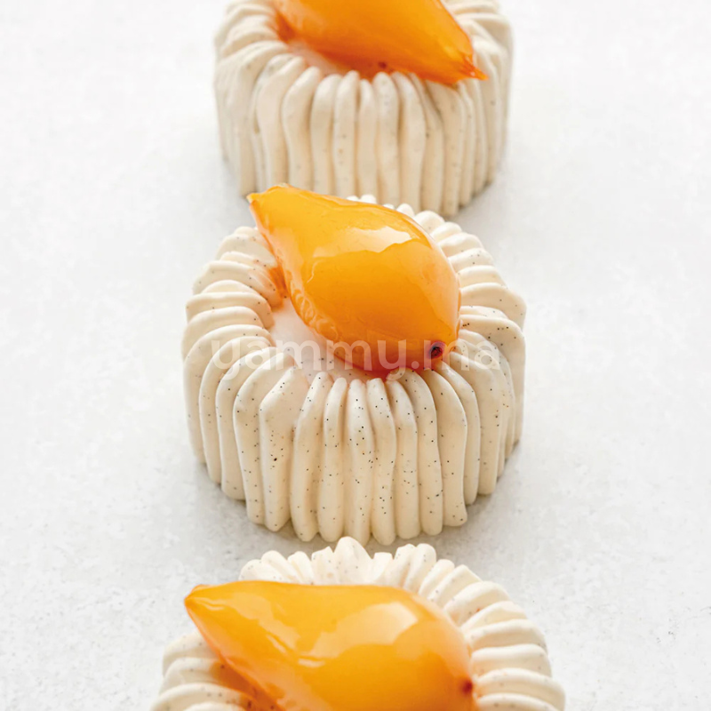 Moule Silicone Charlotte Ø 7.5 x H 4.5 cm (x12) "PX4391" – Pavoni