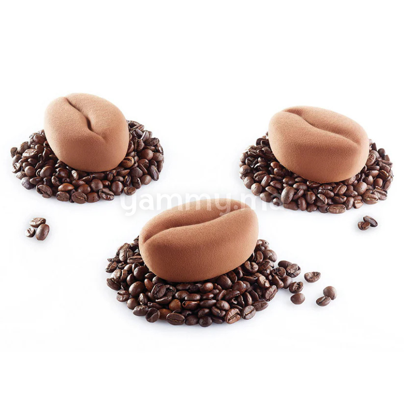 Moule Silicone Cafe Moka 8.3 x 5.8 x H 3.2 cm (x12) "PX4312" - Pavoni