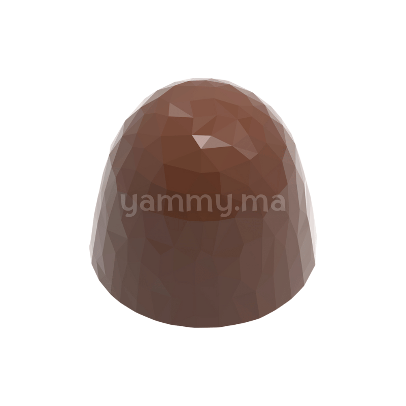 Moule Chocolat en Polycarbonate Cône Facette "CW12056" 14.5gr - Chocolate World