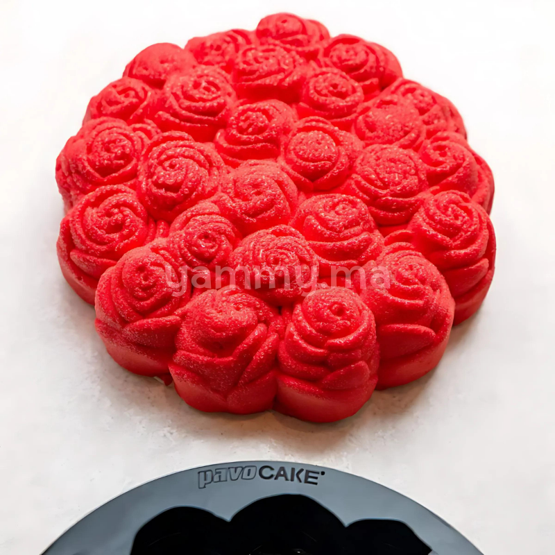 Moule Silicone Bouquet de Roses "KE093" Pavocake - Pavoni