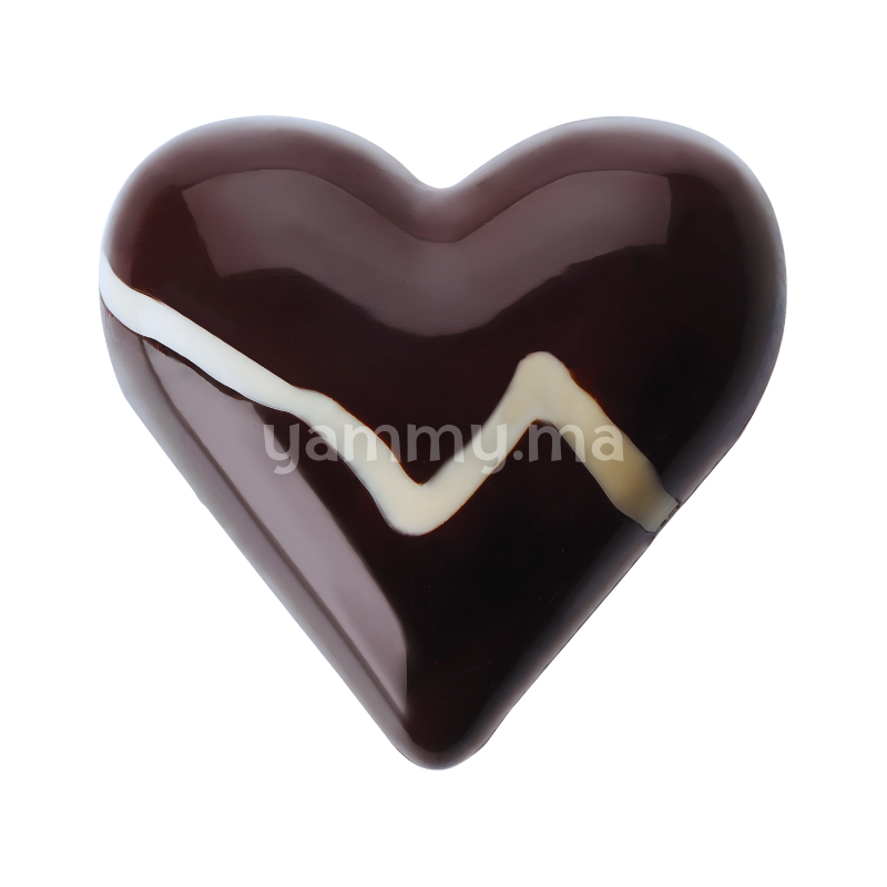 Moule à Coeur 3D en Chocolat Magnétique 9 cm - Ibili