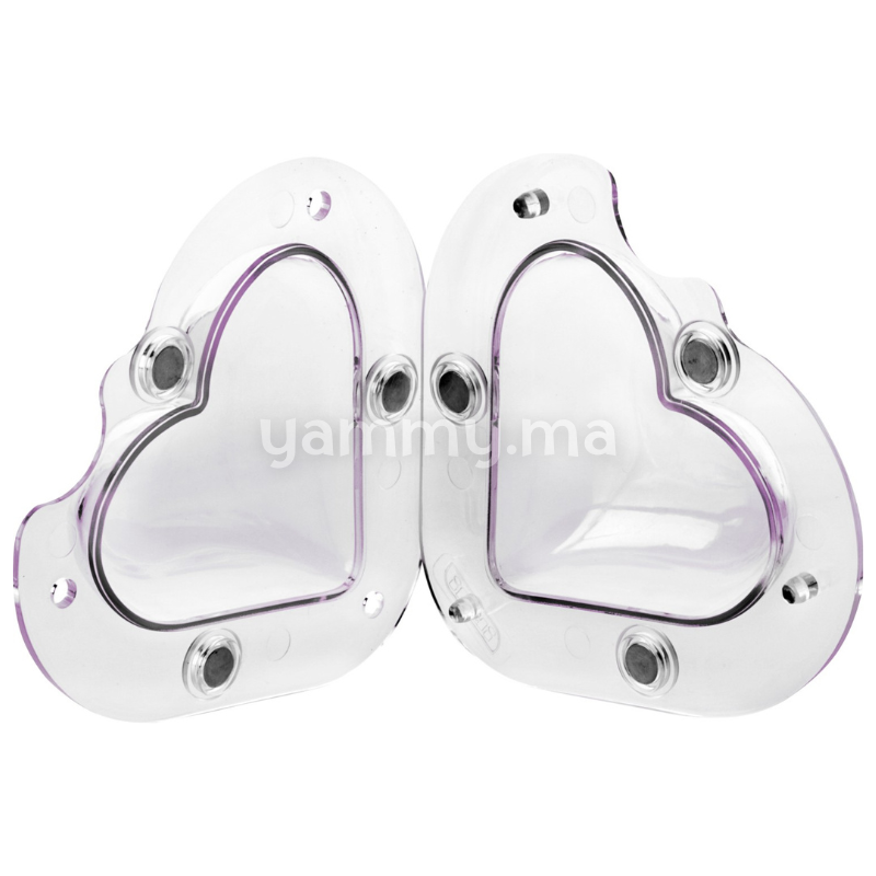 Moule à Coeur 3D en Chocolat Magnétique 9 cm - Ibili