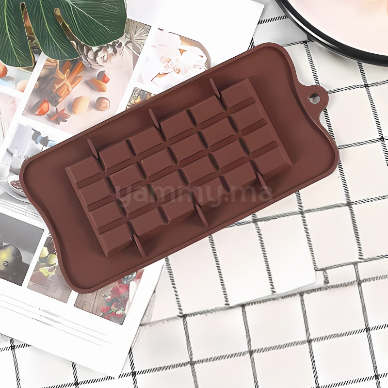Moule Silicone Tablette de Chocolat 24 Rectangles