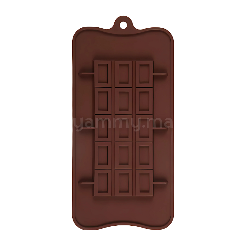 Moule Silicone Tablette de Chocolat 15 Rectangles