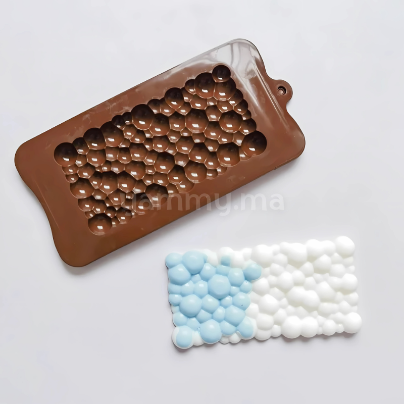 Moule Silicone Tablette de Chocolat Pétillant