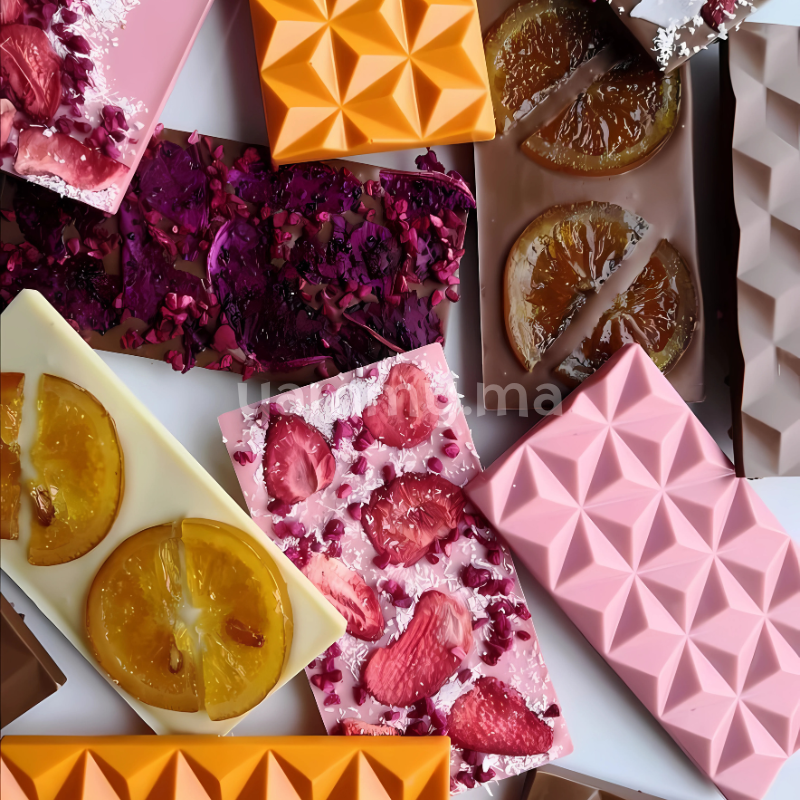 Moule Silicone Tablette de Chocolat Pavé
