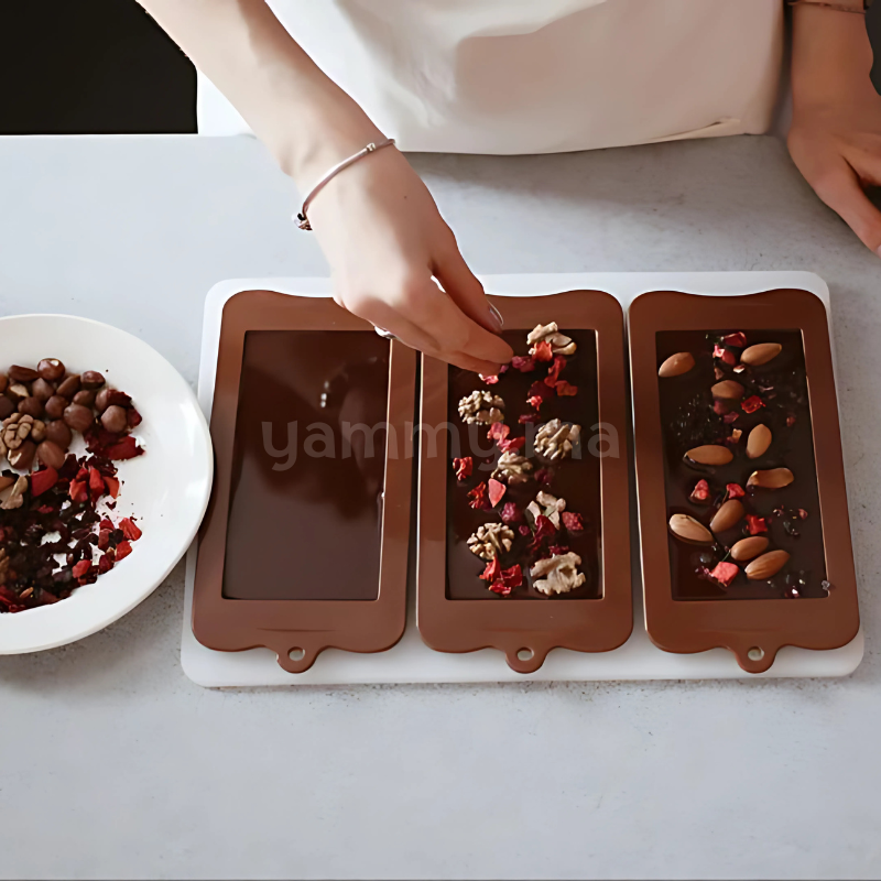 Moule Silicone Tablette de Chocolat Pétillant