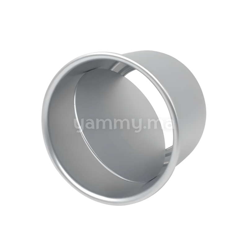 Moule Rond Extra Profond Amovible 14.5 / H10 cm en Aluminium
