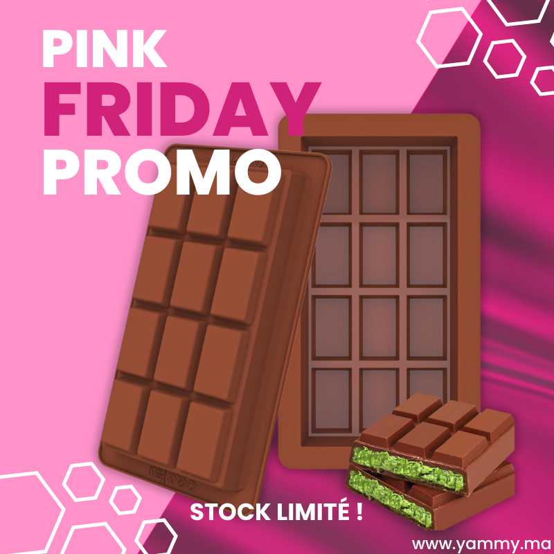 Moule Silicone Grand Tablette Chocolat Dubai 11 x 22 cm