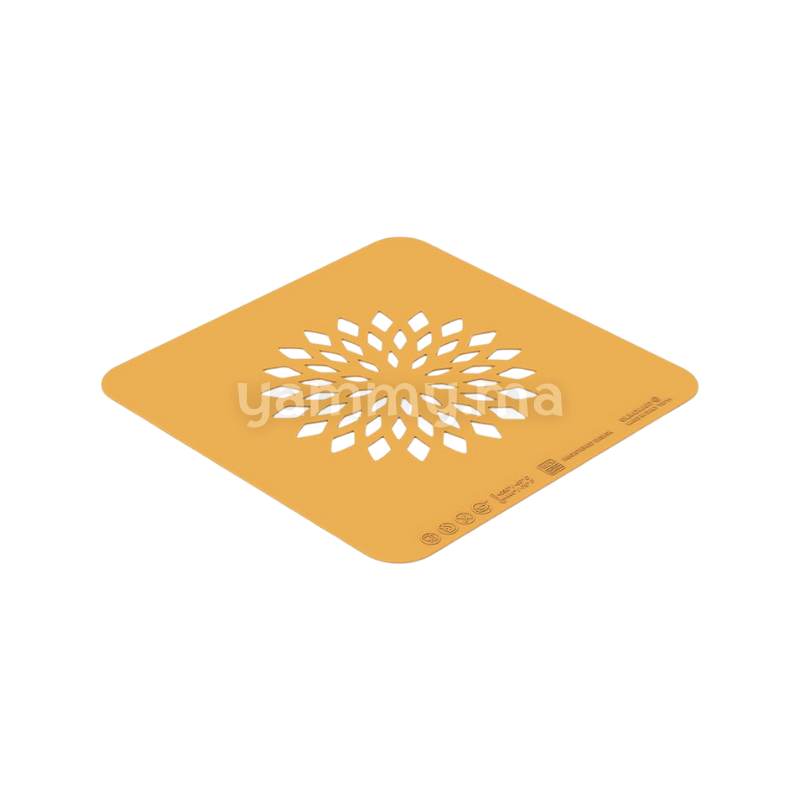 Pochoir en Silicone Stencil Fleur de Lotus "Loto" 16 x 16 cm - Silikomart