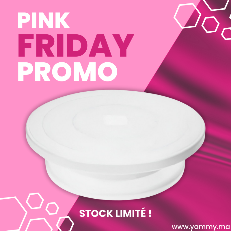 Plateau Tournant en Plastique Blanc Ø 28 cm