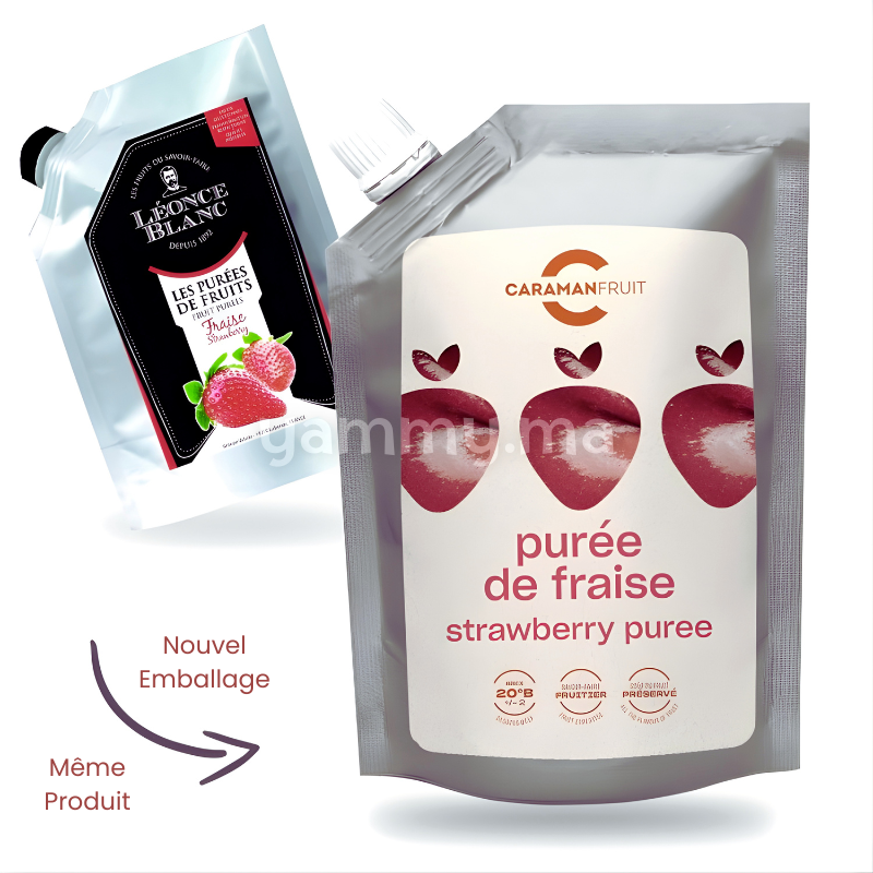 Purée de Fraise 1 kg - Léonce Blanc