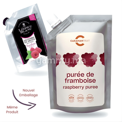 Purée de Framboise 1 kg - Léonce Blanc (Caraman Fruit)