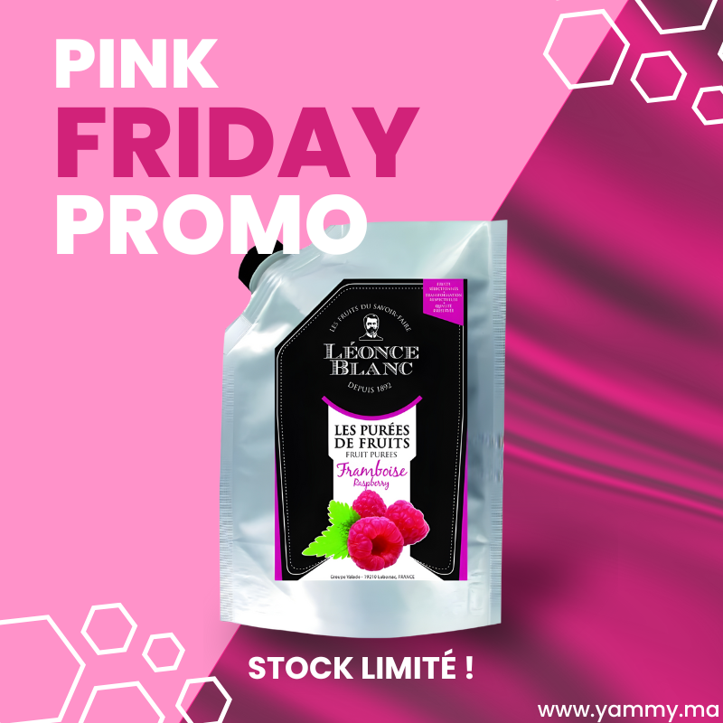 Purée de Framboise 1 kg - Léonce Blanc (Caraman Fruit)