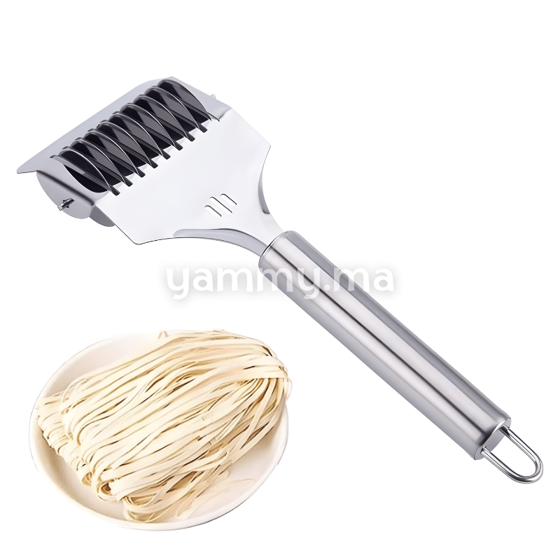 Rouleau de Treillis de Nouilles et Spaghetti en inox Docker Coupe-Pâte