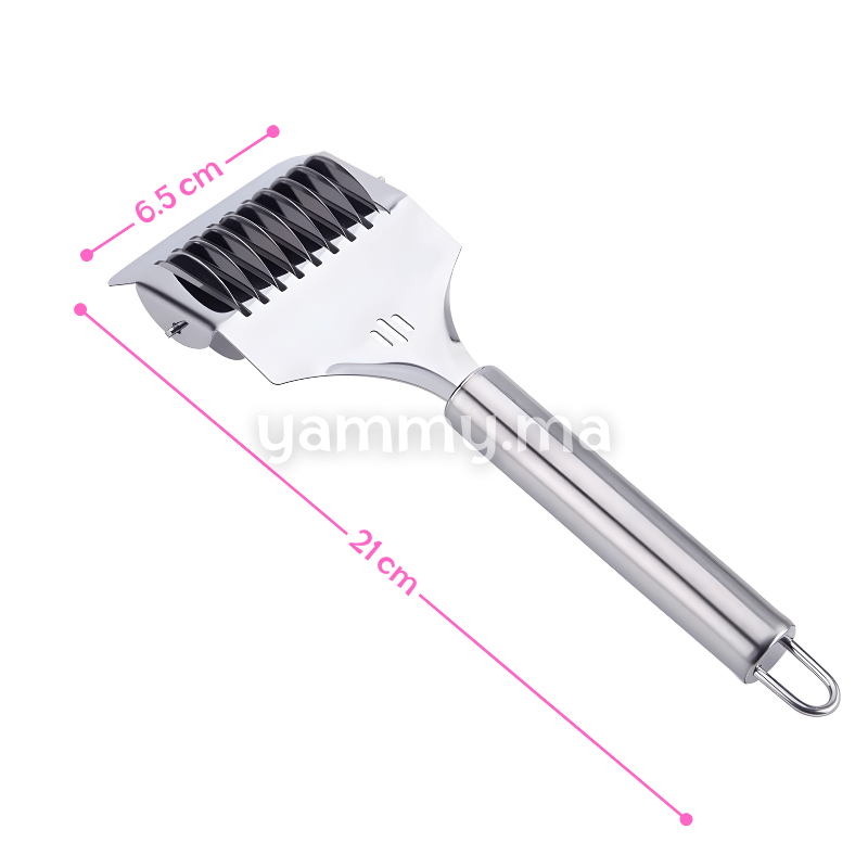 Rouleau de Treillis de Nouilles et Spaghetti en inox Docker Coupe-Pâte