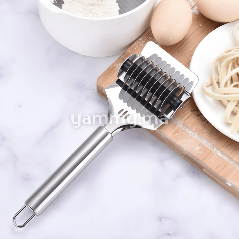 Rouleau de Treillis de Nouilles et Spaghetti en inox Docker Coupe-Pâte