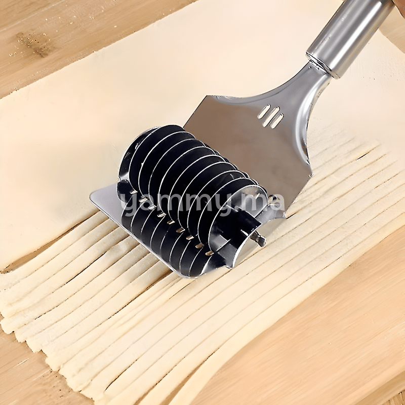 Rouleau de Treillis de Nouilles et Spaghetti en inox Docker Coupe-Pâte